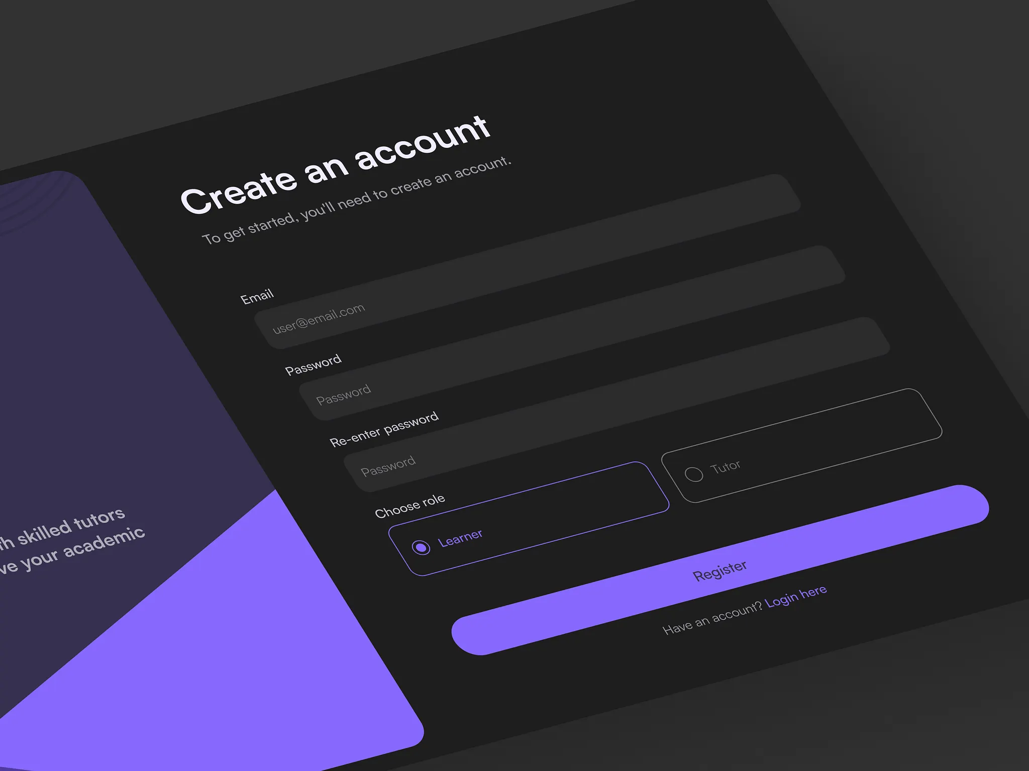 Create Account